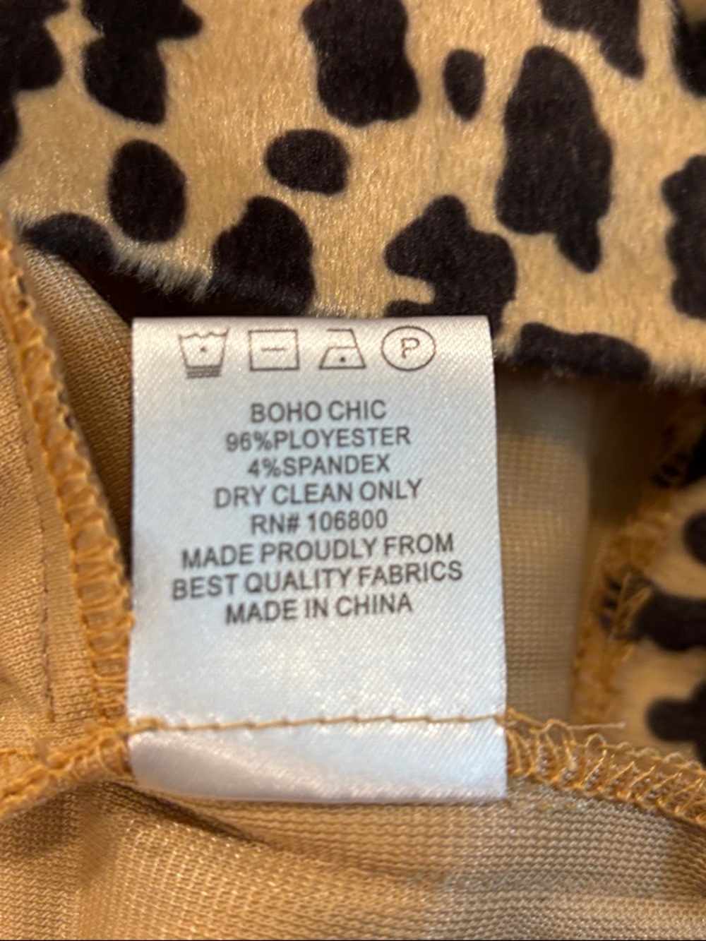 Boho Chic Leopard Print Button Front Jacket - Picture 6 of 6